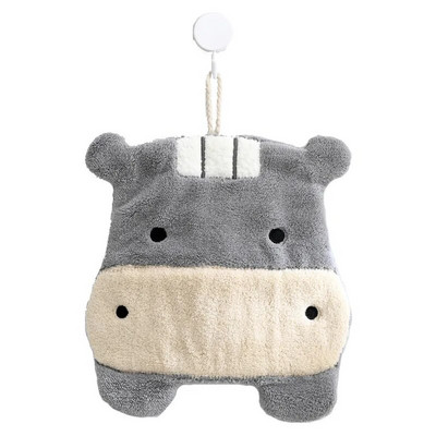 Анимационни животни Коралови кадифени кърпи за ръце Закачащи се бързосъхнещи микрофибърни кърпи Домашна кухня Меки хавлиени кърпи Консумативи за баня