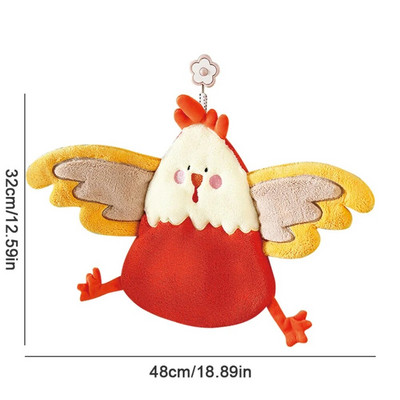 Хавлиена кърпа за ръце Сладко животно Хавлиена кърпа за ръце за деца Кърпи за животни Силна абсорбция на вода Сладки висящи кърпи Kawaii