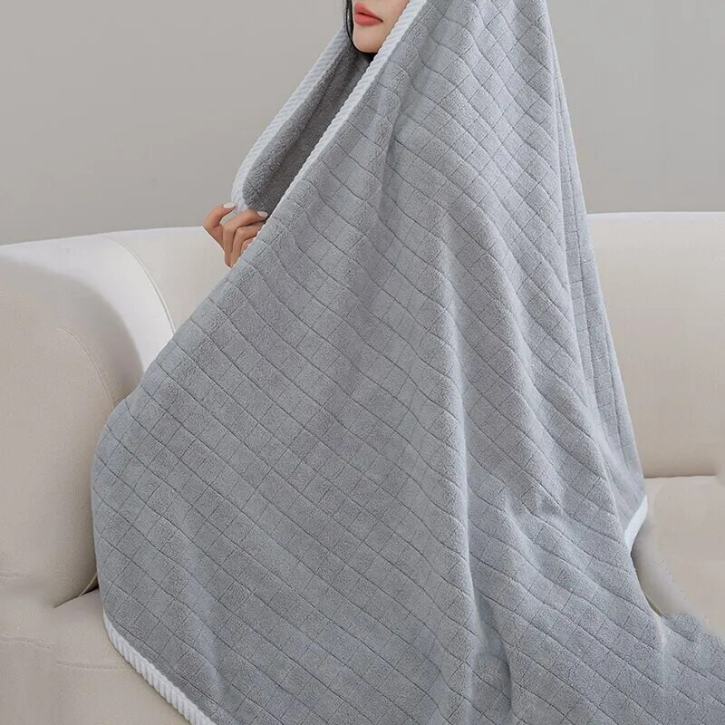 Četvrtasti spiralni dizajnerski ručnici za kupanje, jednobojni, brzosušeći, upijajući vodu, suha kosa, mekani četvrtasti ručnici za kućanstvo i svakodnevnu upotrebu