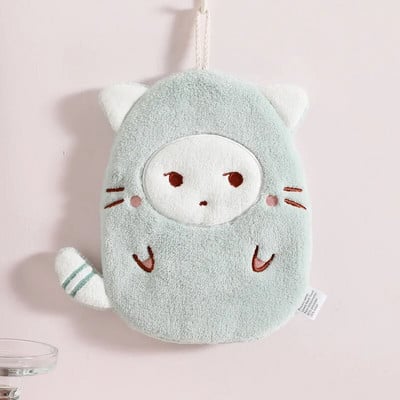 Kūrybiniai animaciniai gyvūnai Rankšluosčiai greitai džiūstantys mikropluošto rankšluosčiai Mieli kačių avių nosinaičiai kūdikio nosinaitės vonios virtuvės šluostės