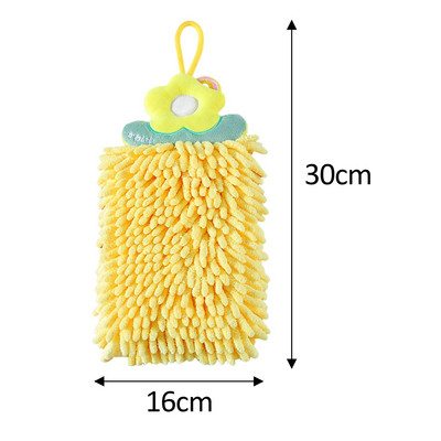 Szép törlőkendők Kéztörlő Kézszáraz Törölköző Fürdőszoba Konyhai Tisztító Törölköző Akasztóhurkok Mosogatókendők Konyhai Kiegészítők