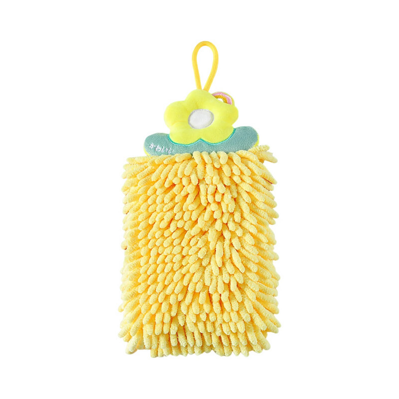 Szép törlőkendők Kéztörlő Kézszáraz Törölköző Fürdőszoba Konyhai Tisztító Törölköző Akasztóhurkok Mosogatókendők Konyhai Kiegészítők