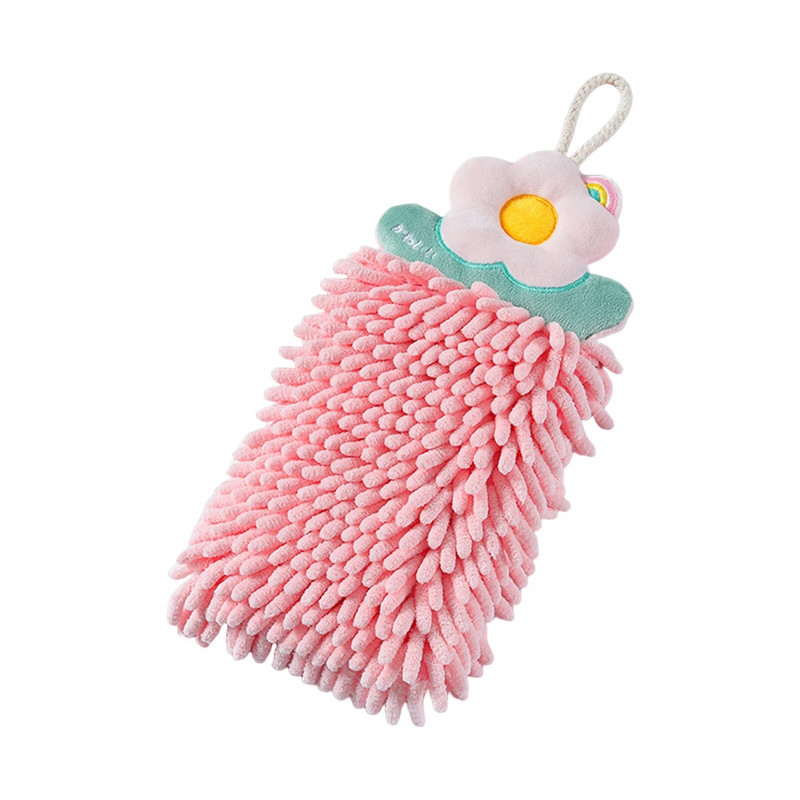 Szép törlőkendők Kéztörlő Kézszáraz Törölköző Fürdőszoba Konyhai Tisztító Törölköző Akasztóhurkok Mosogatókendők Konyhai Kiegészítők