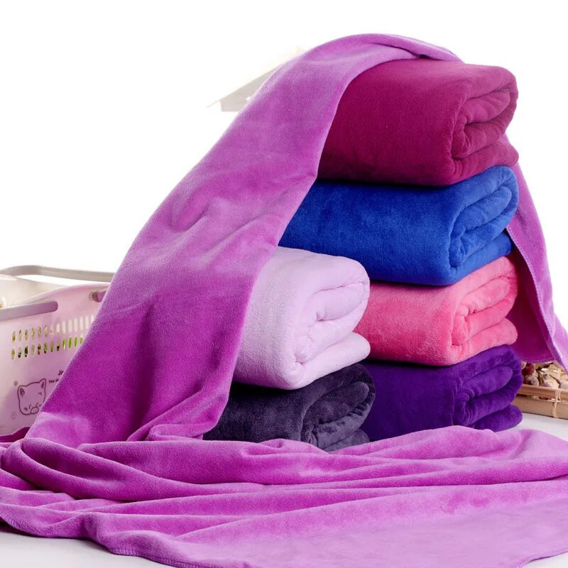 Prosop de baie din microfibră, foarte mare, moale, cu absorbție ridicată și cu uscare rapidă, sport, călătorii, fără decolorare, utilizare multifuncțională