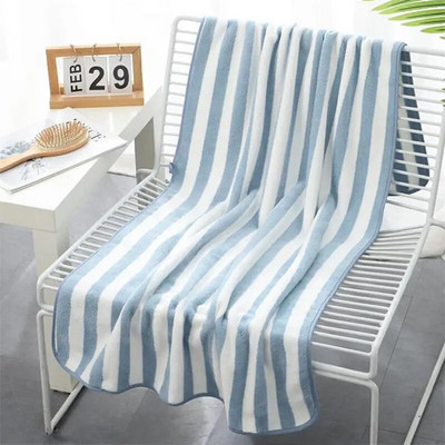 70*140cm Suaugusiųjų veido rankšluostis medvilninis dryžuotas paplūdimio rankšluostis vyriškas, moteriškas sugeriantis rankšluostis Kelionių sporto SPA vonios reikmenys plaukimo reikmenys