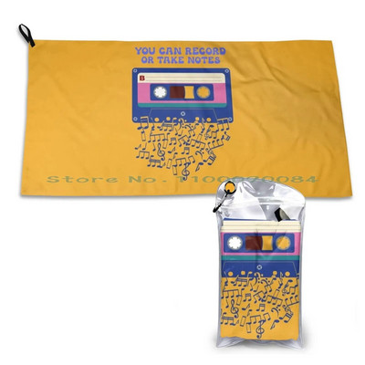 Cool kasetofon Brzosušivi ručnik Teretana Sportska kupka Prijenosna električna gitara Akustični bend Glazbenik Cool Jazz Vintage bas