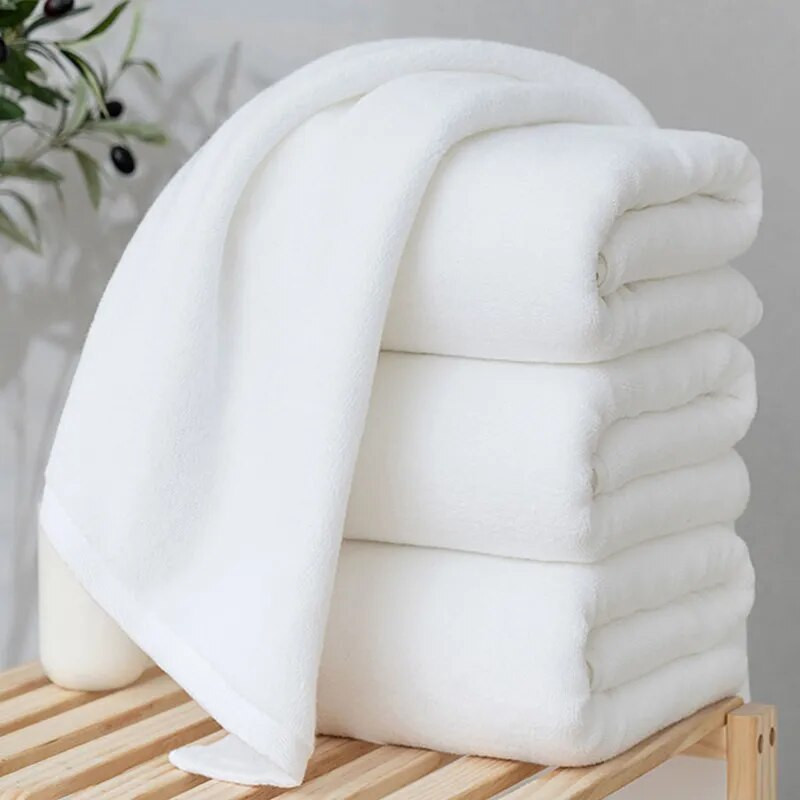 Ogroman ručnik za kupanje od mikrofibre, mekan, visoko upijajući, brzo sušeći, sportski, putni, ne blijedi, ručnik za kozmetički salon, crni