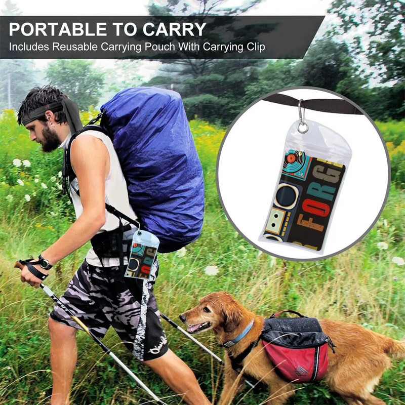 Vintage retro glazbena vrpca iz 80-ih Never Forget T-Shirt Brzosušivi ručnik Teretana Sportska kupka Prijenosni japanski Fujigen Japan Tokai Greco