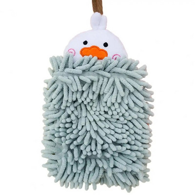 1 бр. Шенилна кърпа за ръце с висящо въже Дишаща кърпа за ръце Бързосъхнеща мека перфектна кърпа за ръце Кухненски принадлежности за баня