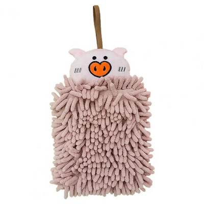 1 бр. Шенилна кърпа за ръце с висящо въже Дишаща кърпа за ръце Бързосъхнеща мека перфектна кърпа за ръце Кухненски принадлежности за баня