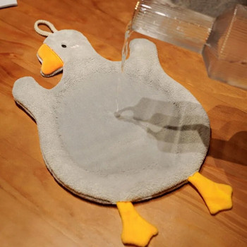 Duck Hand Towel Goose Towels Кърпа за ръце Washcloth for Children Kids Cute Samll Towels Силна абсорбция на вода Children Cartoon
