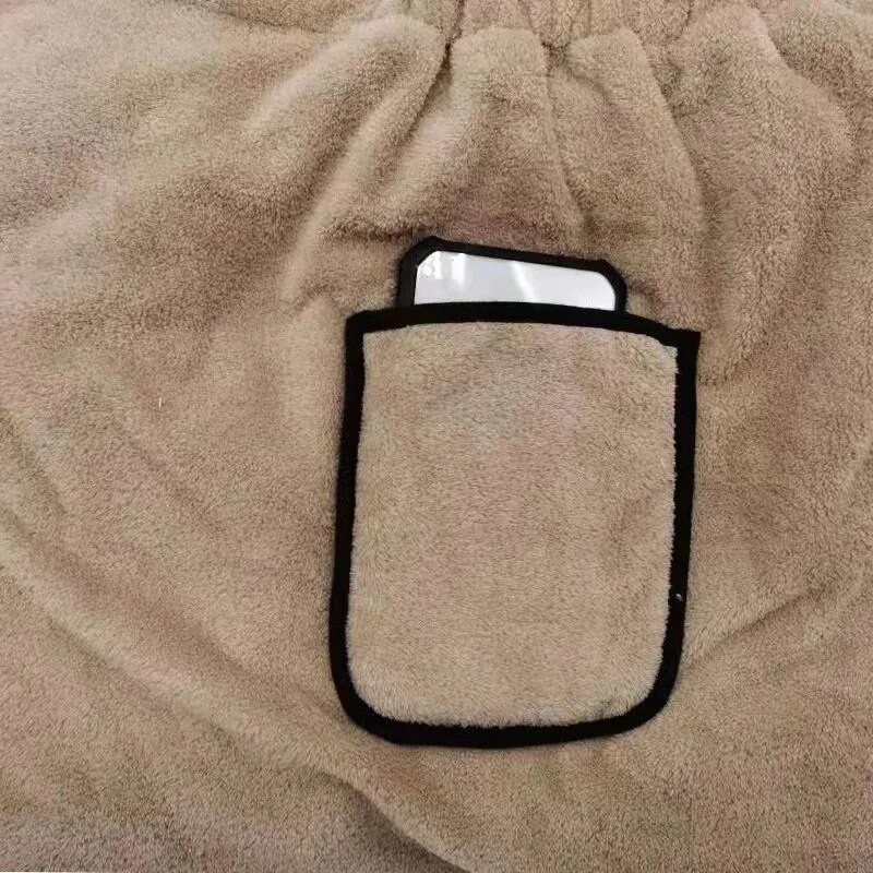 Носени кърпи от миркофибър за мъже, обвивка за баня с джоб, супер абсорбираща магия, плуване, плажни домашни кърпи за баня, 80*135 см