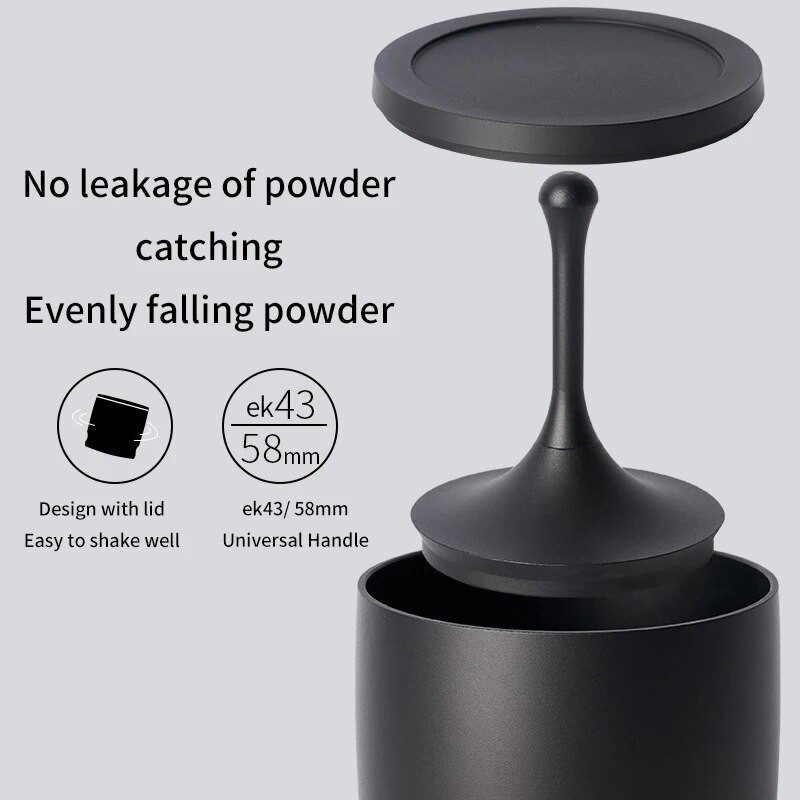 58 мм чаша за дозиране на кафе, алуминиева сплав, фуния за дозиране на еспресо, купа за варене, портафилтър, дозиращ пръстен, разпределител, инструмент за кафе