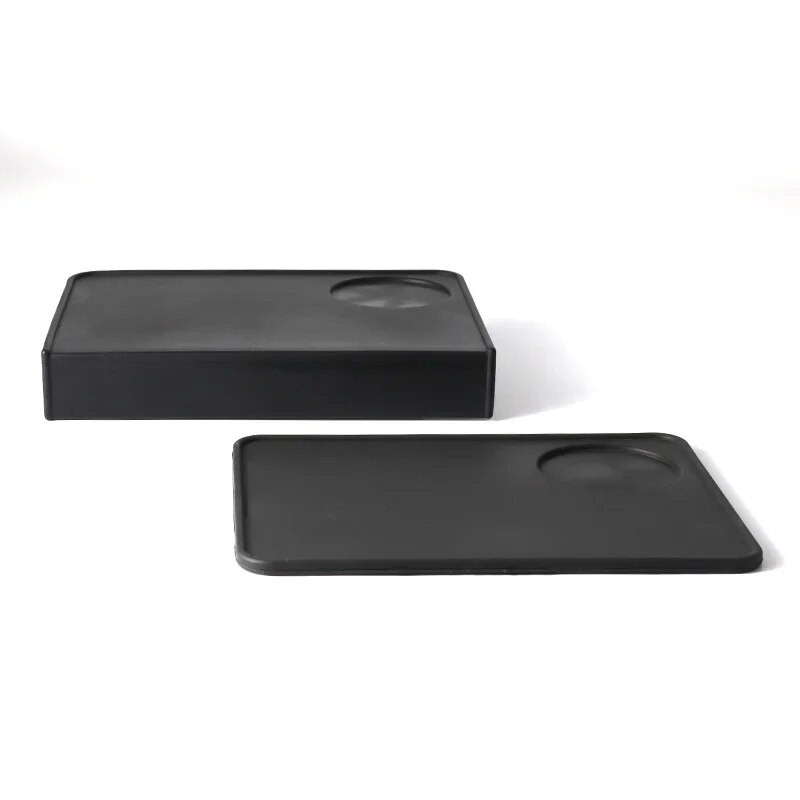 Podloga za nabijanje kave Držač za nabijanje Kutni rub Podloga crni silikonski espresso podloga za nabijanje Stanica za nabijanje za uredski bar i trgovinu