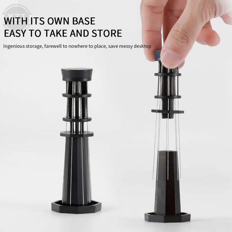 Nabijač za kavu Igle od nehrđajućeg čelika Mješalica za espresso prašak Razdjelnik Nivelir WDT Alati Mješalice za kafiće Dodaci za bariste