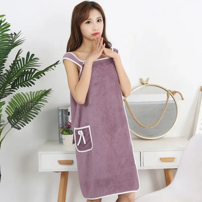 135x80cm Nosivi ručnici za kupanje Meki koraljni flis Ženska suknja za kupanje Upijajući remen Kućni ručnik za tuširanje Brzo sušeći ručnik