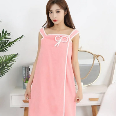 135x80cm Nosivi ručnici za kupanje Meki koraljni flis Ženska suknja za kupanje Upijajući remen Kućni ručnik za tuširanje Brzo sušeći ručnik