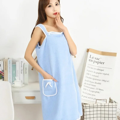 135x80cm Nosivi ručnici za kupanje Meki koraljni flis Ženska suknja za kupanje Upijajući remen Kućni ručnik za tuširanje Brzo sušeći ručnik