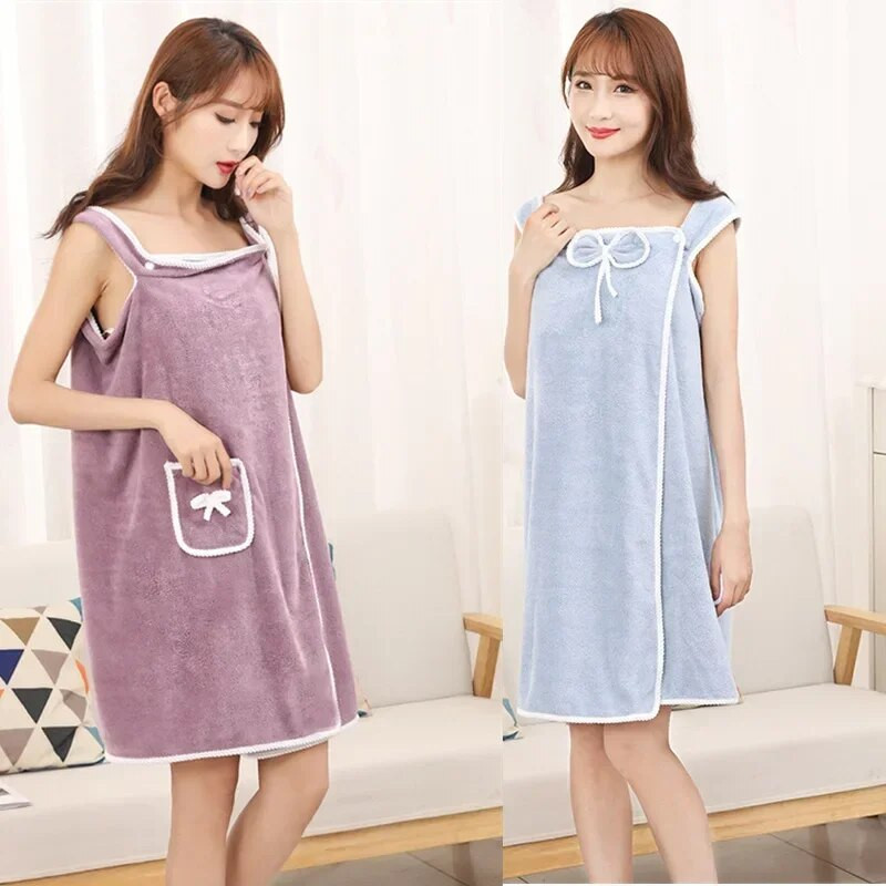 135x80cm Nosivi ručnici za kupanje Meki koraljni flis Ženska suknja za kupanje Upijajući remen Kućni ručnik za tuširanje Brzo sušeći ručnik