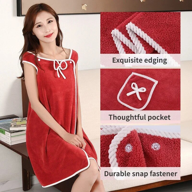 135x80cm Nosivi ručnici za kupanje Meki koraljni flis Ženska suknja za kupanje Upijajući remen Kućni ručnik za tuširanje Brzo sušeći ručnik