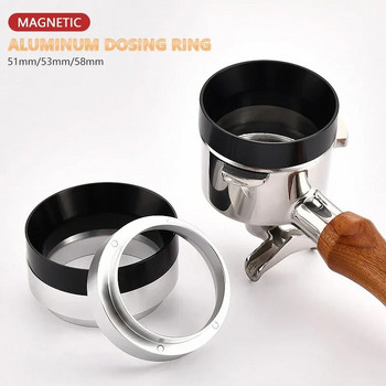 51mm/53mm/58mm Αξεσουάρ καφέ Μαγνητικός δακτύλιος αλουμινίου για μπολ Ζυθοποιίας Αλεσμένος καφές συμπυκνωμένος καφές Κουζίνα