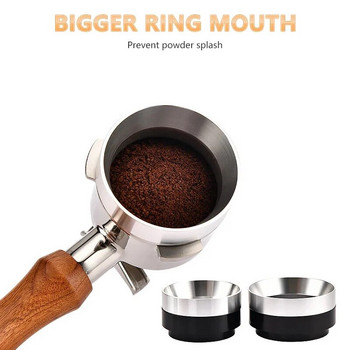 51 мм/53 мм/58 мм Аксесоари за кафе Алуминиев магнитен дозиращ пръстен за купи за приготвяне Мляно кафе Концентрат Кафе Кухня
