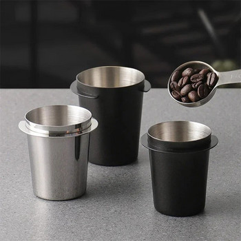 Coffee Dosing Cup 51/53/58mm Κούπα sniffing από ανοξείδωτο χάλυβα για μηχανή εσπρέσο Coffee Dosing Cup Powder Feeder Part Coffeeware