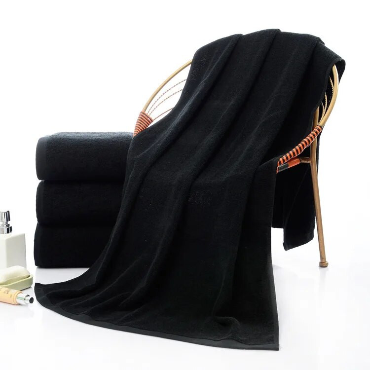 Vienspalviai Namai Viešbutis Vonios Rankšluosčiai Vonios Dušas Medvilnė Vonios Medžiaginiai Rankšluosčiai SPA klubas Sauna Grožio salonas Rankšluostis Juodas