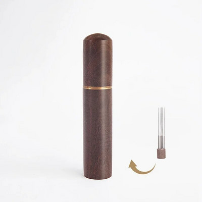 Espresso kavos maišyklės skirstytuvo adata nerūdijančio plieno kavos miltelių tamper Wdt įrankis kavos maišymo barista priedai