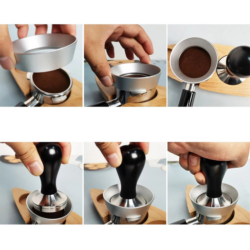 Prsten za doziranje 51/54/58 mm Lijevak za doziranje espresso kave od aluminijske legure kompatibilan za portafilter od 51/54/58 mm