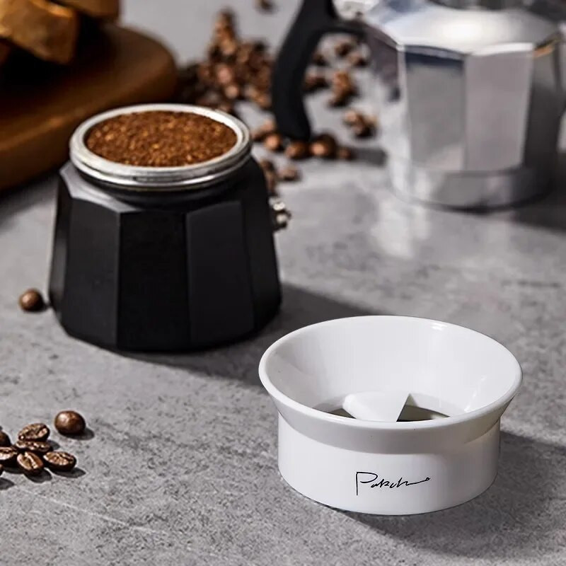 Mocha Pot Distributer 150ml/300ml Coffee Pot Powder Prsten s jednim ventilom/dvostrukim ventilom Moka Pot puder za punjenje protiv letenja