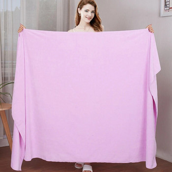 180x200CM кърпа за баня и кърпа за лице Масажна бързосъхнеща специална голяма кърпа Дебела абсорбираща микрофибърна мека и супер голяма кърпа