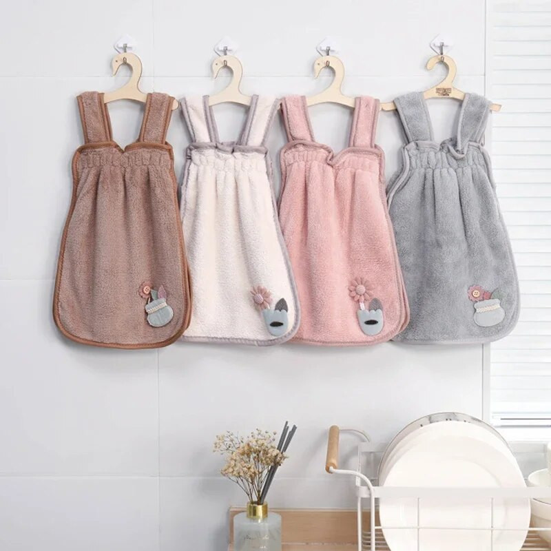 Ručnik za ruke u stilu slatke haljine princeze Meki mikrofiber od koraljnog flisa Upijajući brzosušivi rupčić Kuhinjske krpe Ručnici