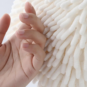 Меки шенилни кърпи за ръце Кухненски сушилник за ръце Абсорбираща микрофибърна кърпа за ръце Топка Почистваща кърпа Микрофибърни кърпи