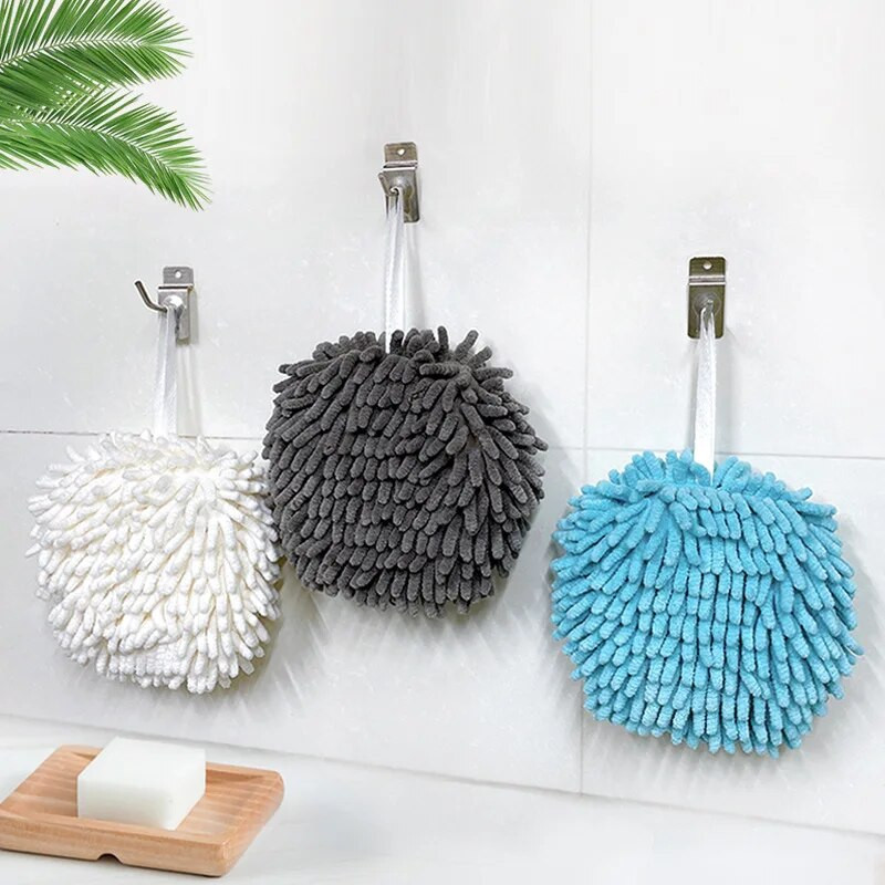 Mekani ručnici od šenile Kuhinjsko sušilo za ruke Kupaonski upijajući ručnik od mikrovlakana Lopta za čišćenje Krpa od mikrofibre