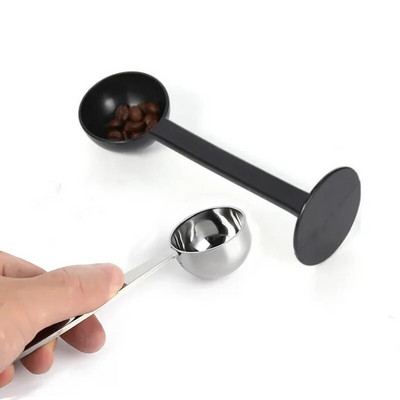 Поставка за измерване на кафе на прах Набивна лъжица Инструменти за кафе и чай Стойка Мярка за кафе Набивна лъжица Кухненски аксесоари