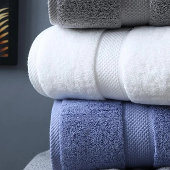 Βαμβακερή πετσέτα μπάνιου Μαλακές απορροφητικές πετσέτες για ενήλικες Σετ μπάνιου Μεγάλες πετσέτες θαλάσσης πετσέτες σπα ξενοδοχείου για το σπίτι