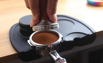 Πατάκι Espresso Coffee Tampers Fluted Coffee Tampering Mat Γωνιακό Μαξιλάρι Αντιολισθητικό Ασφαλές Τροφίμων Καουτσούκ σιλικόνης Καφετιέρα