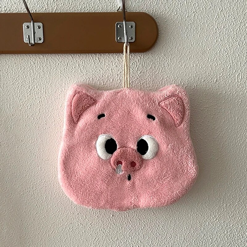 Crtani ručnik za ruke Slatka krpa za ruke od koraljnog runa Brzo sušeći dječji rupčić Kuhinja Kupaonska krpa Ručnici za čišćenje