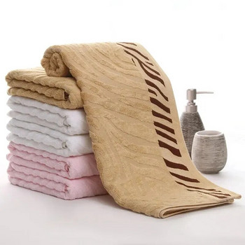 Лятна удебелена жакардова кърпа за баня от бамбукови влакна 70*140 за домашна употреба за възрастни, директна доставка от производителя