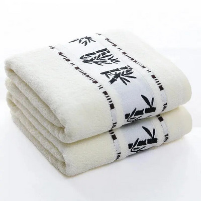 Лятна удебелена жакардова кърпа за баня от бамбукови влакна 70*140 за домашна употреба за възрастни, директна доставка от производителя