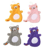 Mačji ručnik za ruke za djecu Super upijajući ručnik za čišćenje od koraljnog flisa Visokoučinkovita kuhinjska krpa za posuđe