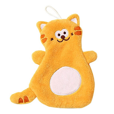 Mačji ručnik za ruke za djecu Super upijajući ručnik za čišćenje od koraljnog flisa Visokoučinkovita kuhinjska krpa za posuđe