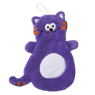 Mačji ručnik za ruke za djecu Super upijajući ručnik za čišćenje od koraljnog flisa Visokoučinkovita kuhinjska krpa za posuđe