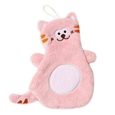 Mačji ručnik za ruke za djecu Super upijajući ručnik za čišćenje od koraljnog flisa Visokoučinkovita kuhinjska krpa za posuđe