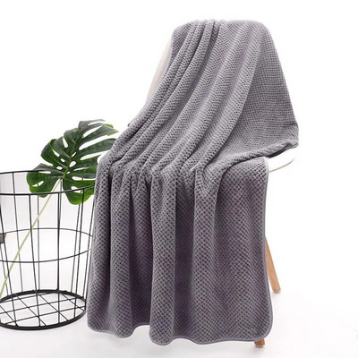 1 komad ručnik za kupanje od koraljnog flisa od ananasa, mekani upijajući ručnici za odrasle, kupaonica, ekološki prihvatljiv ručnik za plažu za dom