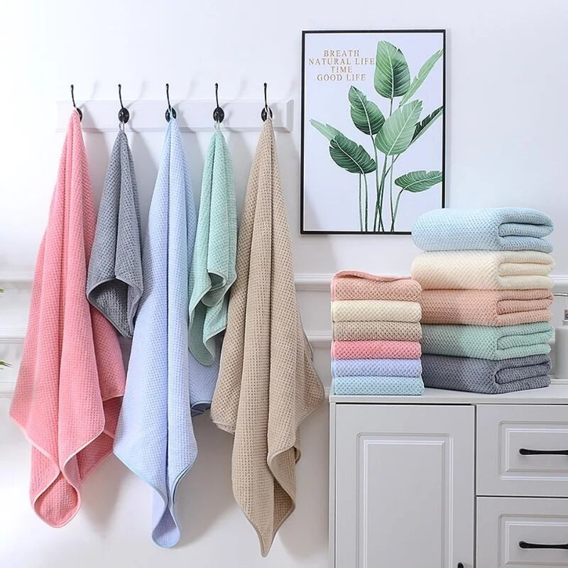 1 komad ručnik za kupanje od koraljnog flisa od ananasa, mekani upijajući ručnici za odrasle, kupaonica, ekološki prihvatljiv ručnik za plažu za dom