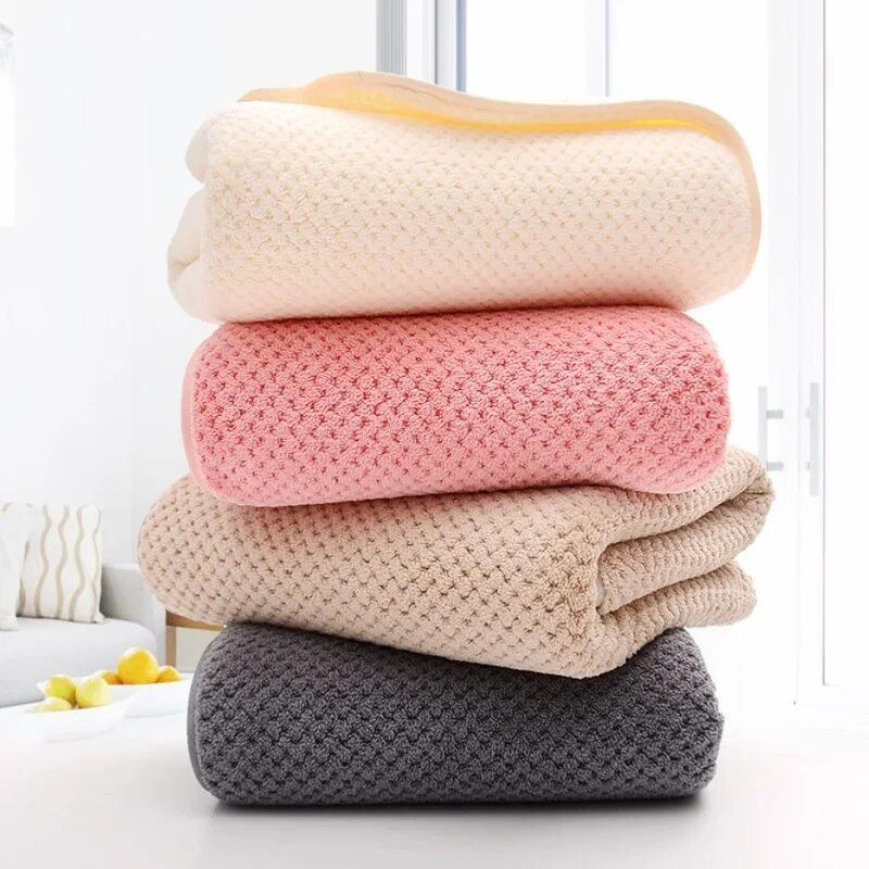 1 komad ručnik za kupanje od koraljnog flisa od ananasa, mekani upijajući ručnici za odrasle, kupaonica, ekološki prihvatljiv ručnik za plažu za dom
