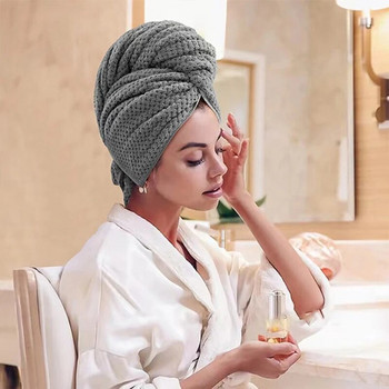 63x106 см момичешка кърпа за коса Микрофибърът е супер абсорбираща мека кърпа за баня за възрастни и деца