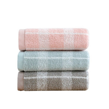 1 бр. 34x75 см, 100% памук, класическо каре, домашна баня, мека кърпа за ръце Грижа за лицето за възрастни Кърпа за измиване